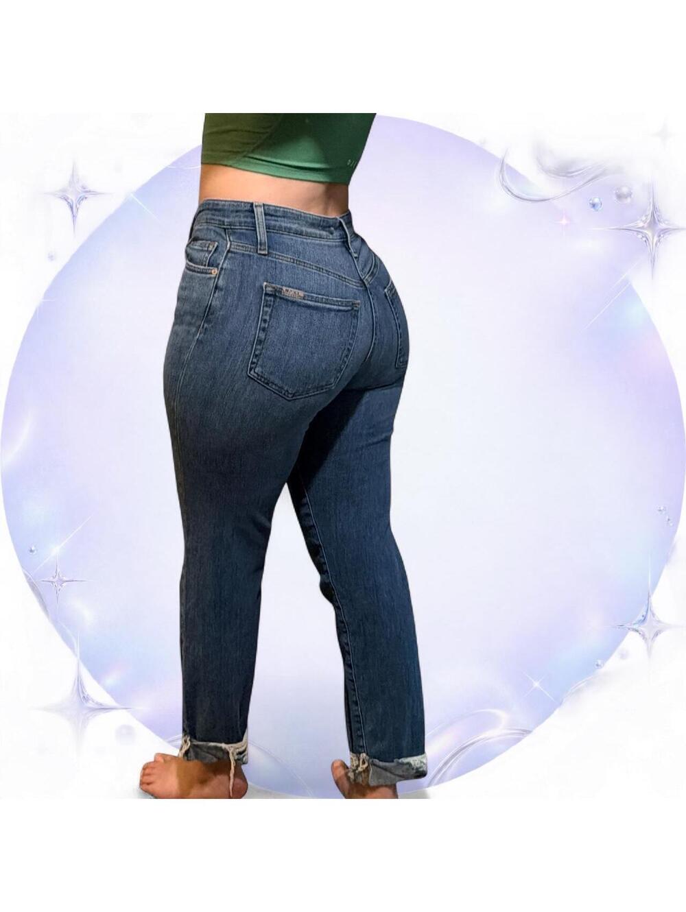 Joe’s Jeans High-Rise Raw-Hem Ankle Jeans — W25